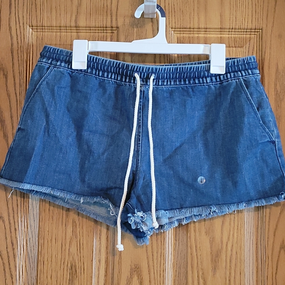Aerie American Eagle Soft Stretch Denim Shorts